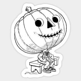 Little Pumpkin Man Sticker